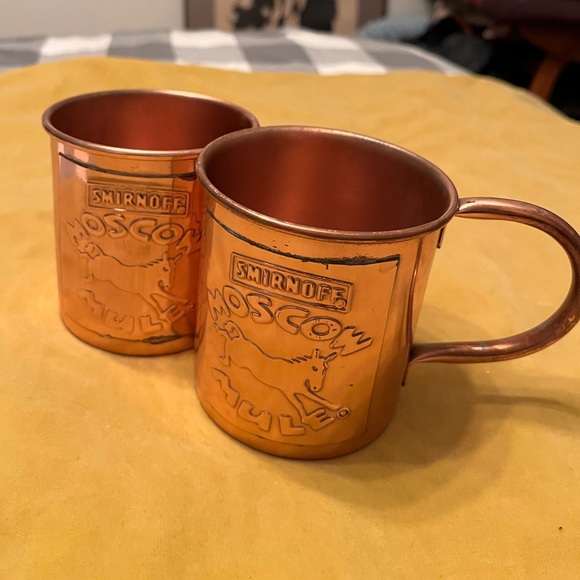 Smirnoff Other Two Promotional Smirnoff Moscow Mule Copper Mugs